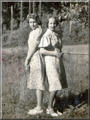 Opal Hemenway and sister, Ida Fishel